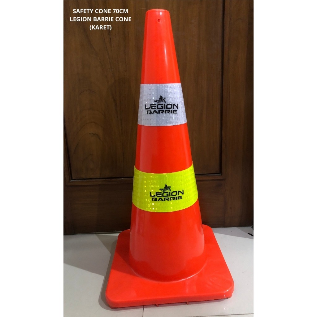 Jual Safety Traffic Cone 70 Cm Kerucut Lalu Lintas 2 4 Kg PVC Rubber