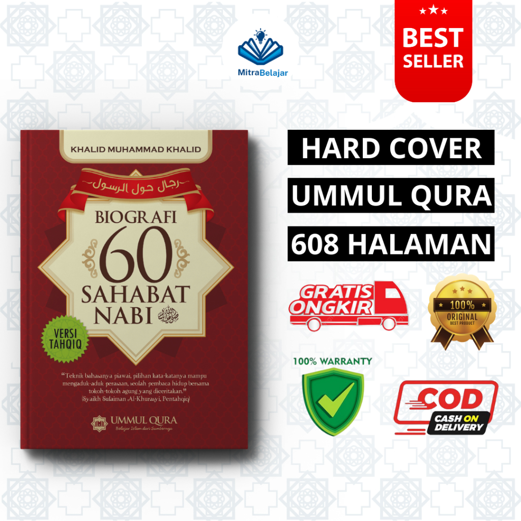 Jual Buku Biografi Sahabat Nabi Muhammad Original Hard Cover