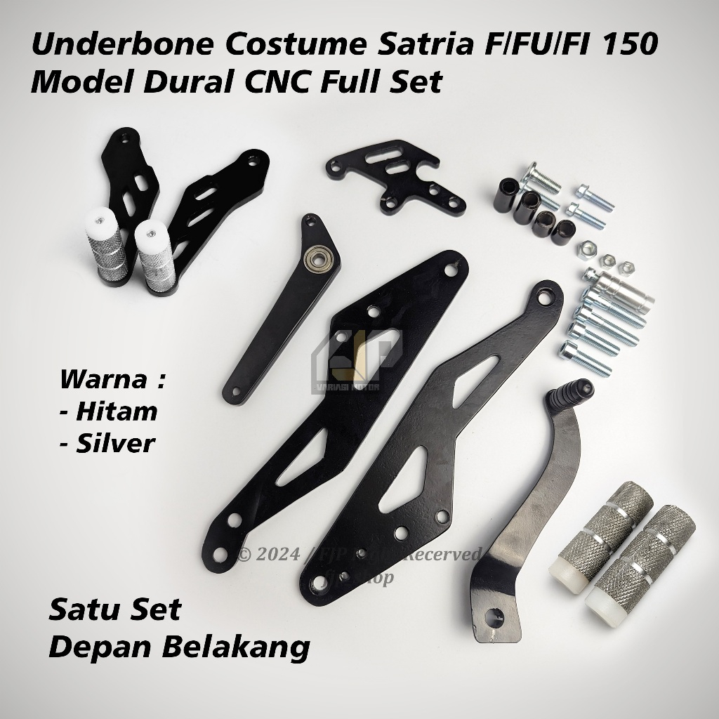 Jual Underbone Satria Fu Paket Satu Set Fustep Footstep Underbon