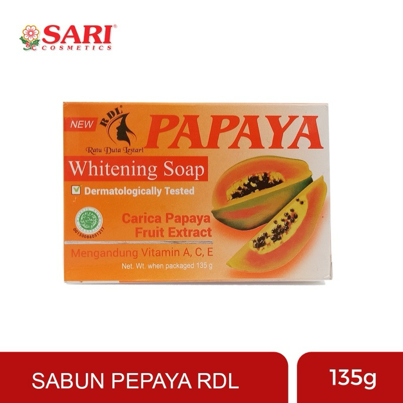 Jual RDL Sabun Papaya Whitening Brightening Soap Sabun Pepaya