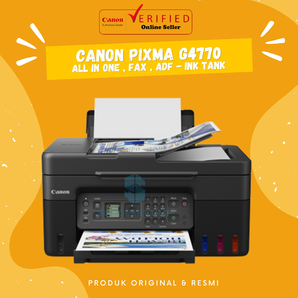 Jual Printer Canon PIXMA G4770 G 4770 All In One Fax WiFi ADF Shopee