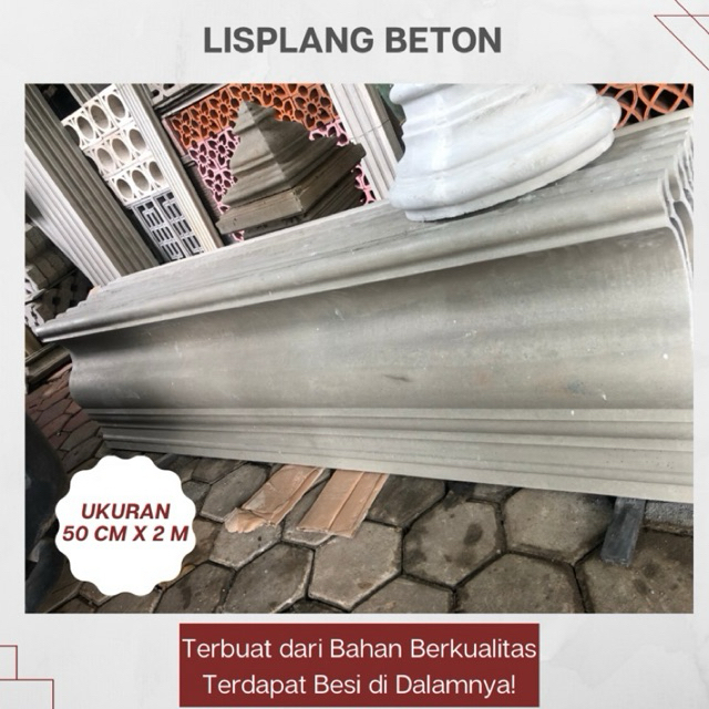 Jual Lisplang Beton Cm X M Lisplang Minimalis Lisplang