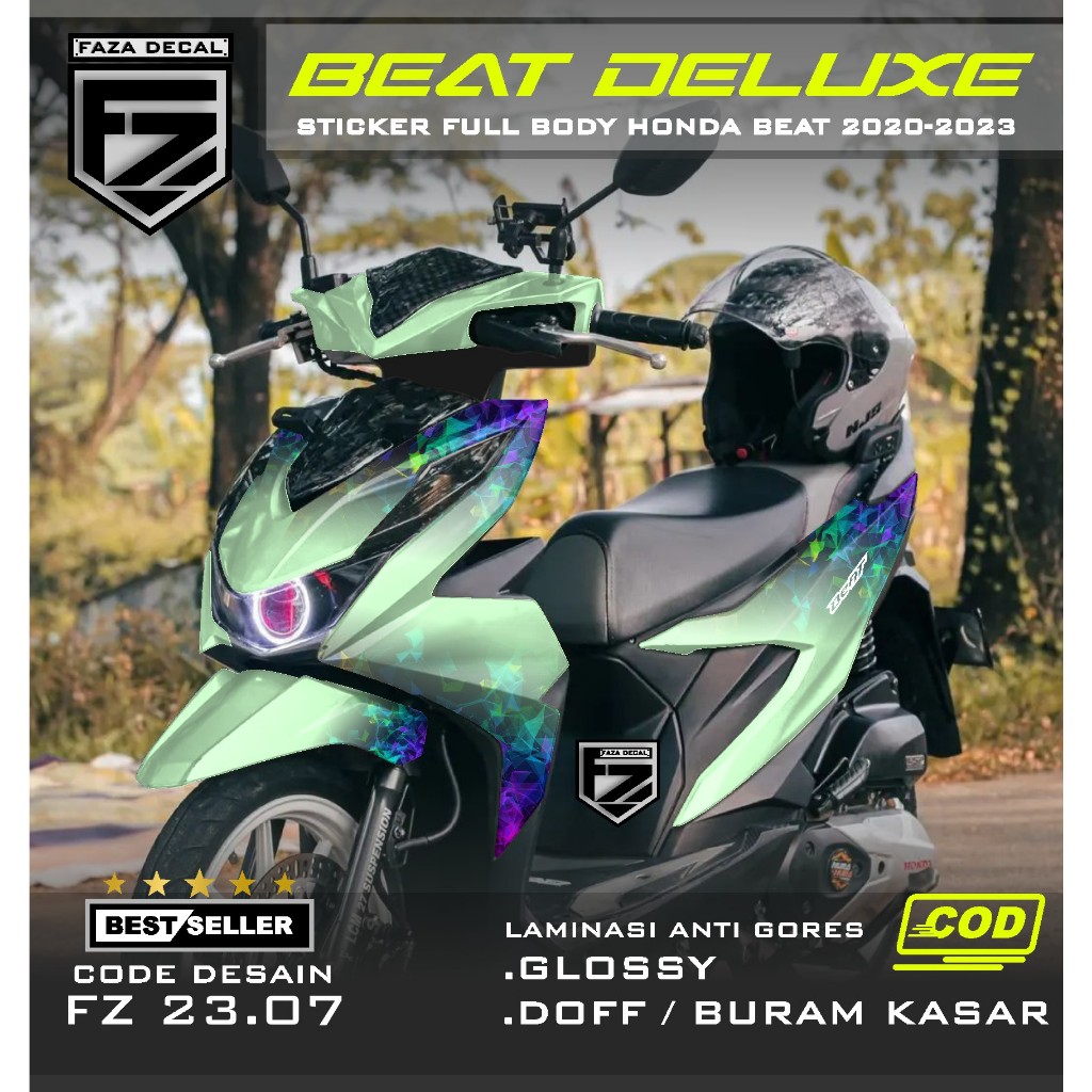 Jual Cod Decal Stiker Beat Deluxe Full Body