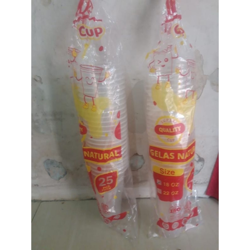 Jual Gelas Plastik Oz Slim Free Paking Kardus Isi Pcs Shopee