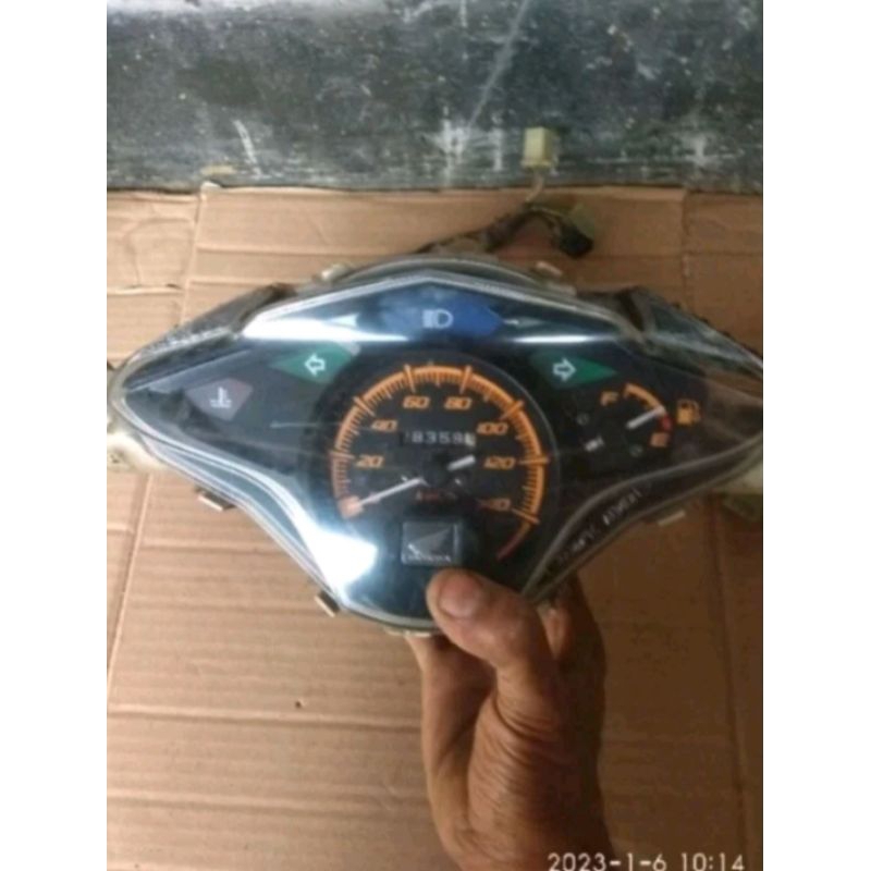 Jual Spidometer Honda Vario Tecno Karbu Original Copotan Shopee