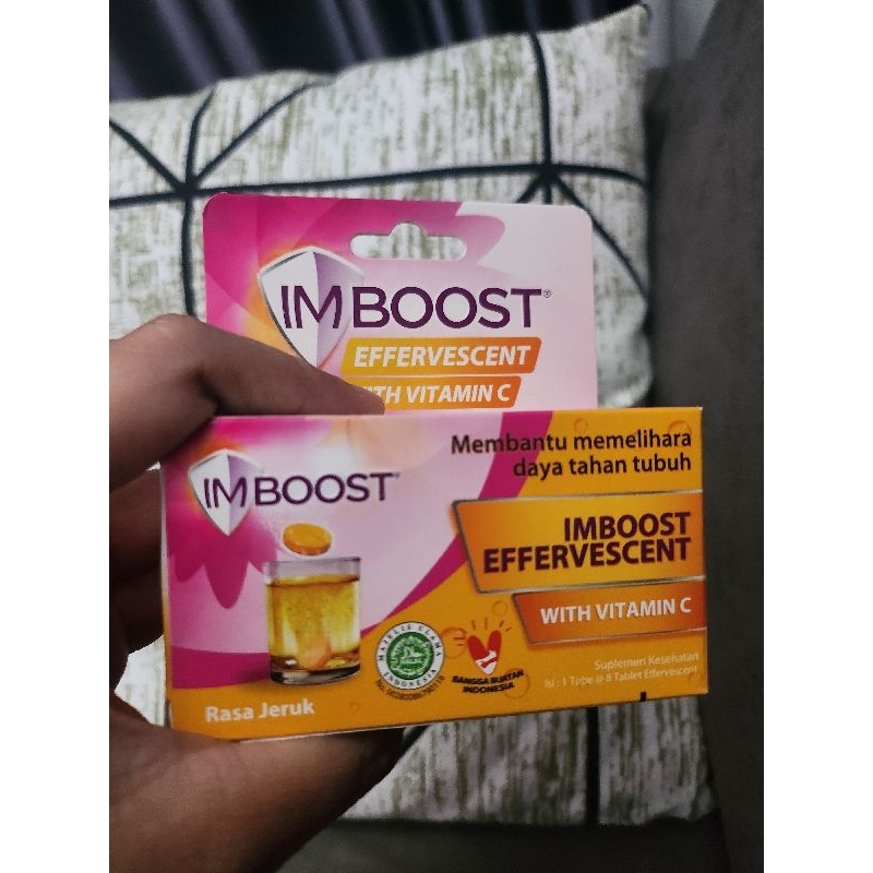 Jual Imboost Effervescent With Vit C Original Rasa Jeruk Tube Isi