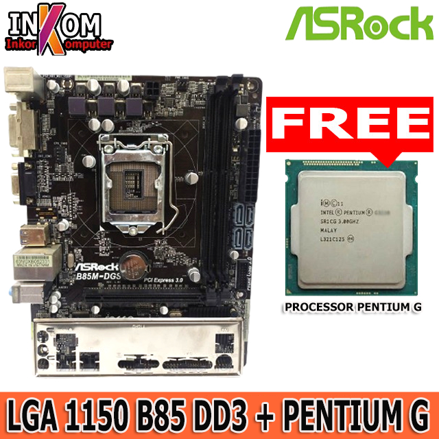 Jual Motherboard Mainboard Mobo B Intel Lga Asrock Slot Ram