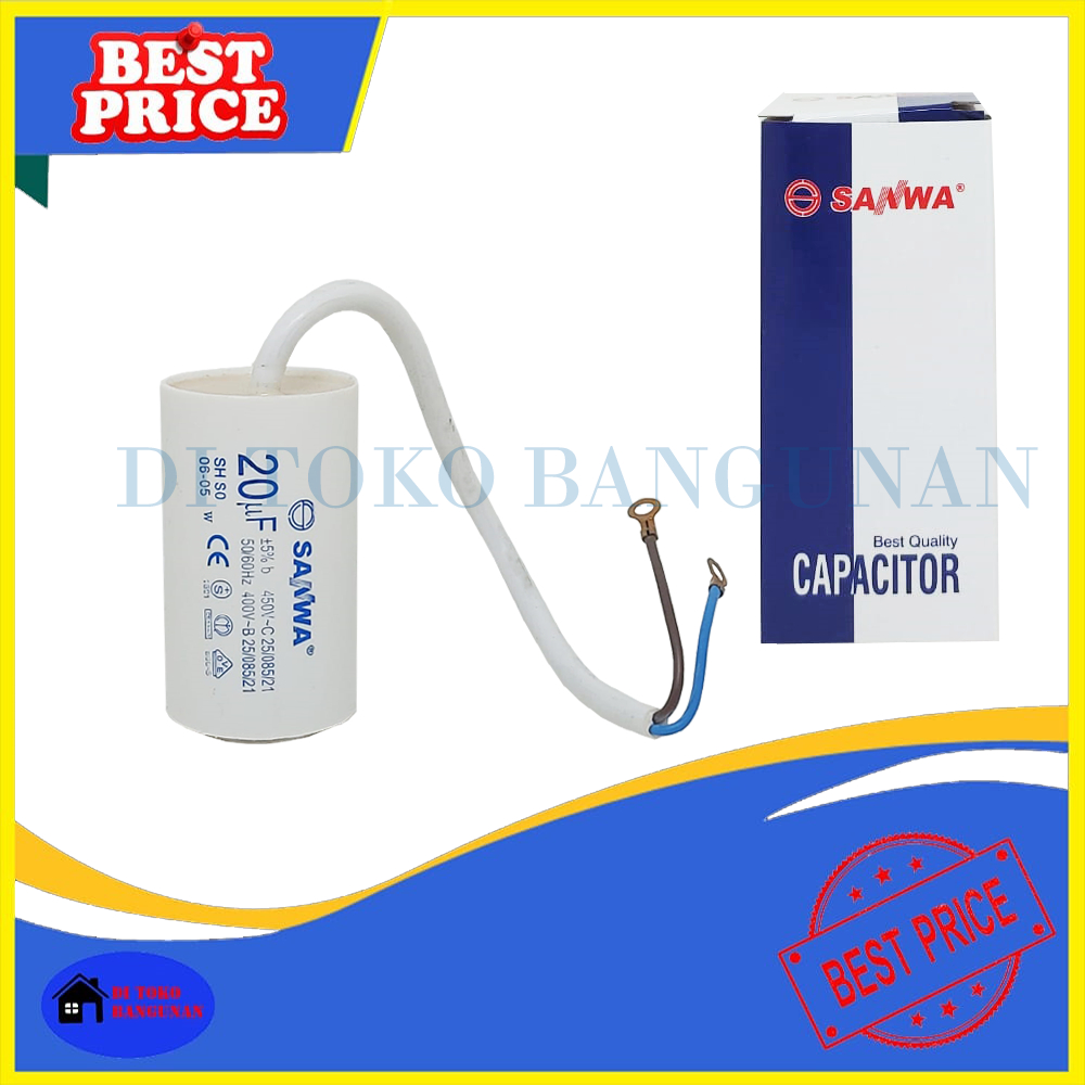 Jual Kapasitor Uf Sanwa Kabel Capacitor Pompa Uf Mikro Volt