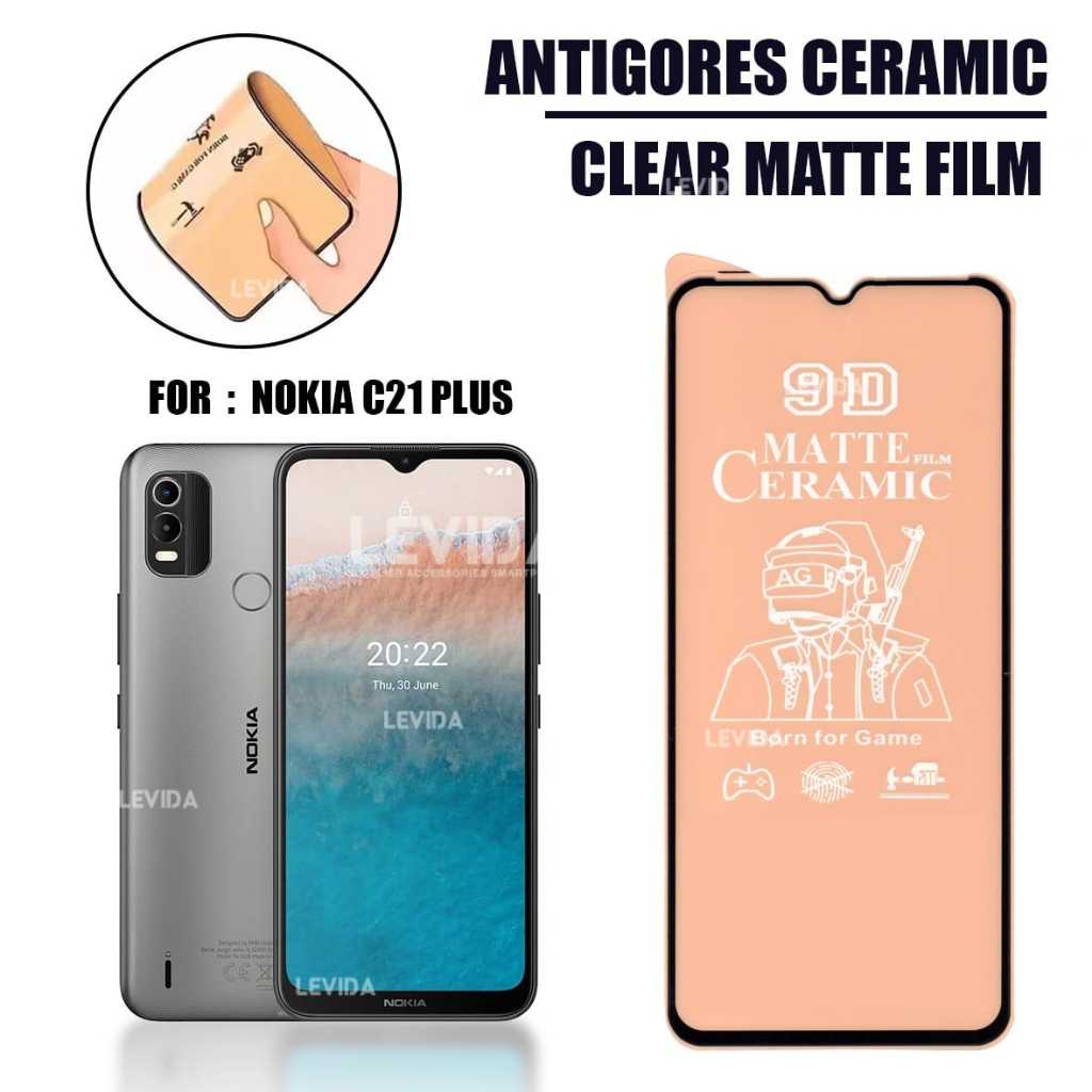 Jual Nokia C Plus Ceramic Matte Anti Minyak Blue Matte Ceramic Spy