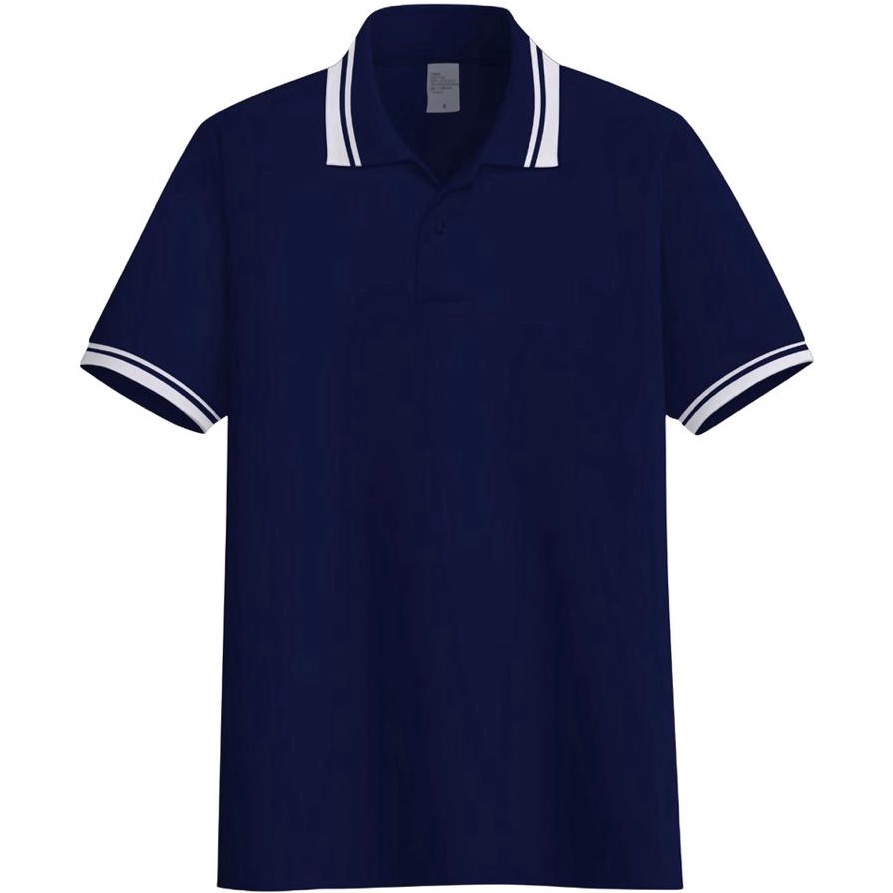 Jual Kualitas Terpercaya Noveli Wear Kaos Polo Shirt Polos Navy Blue