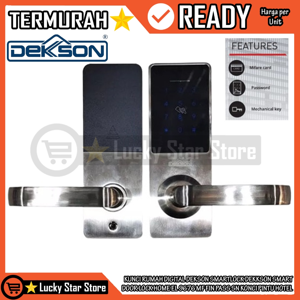 Jual Smart Door Lock Dekkson Home El Mf Kunci Rumah Digital Dekson