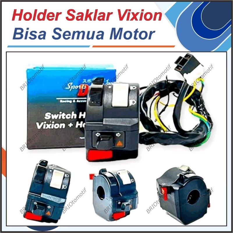 Jual HOLDER VIXION KIRI OLD SAKLAR SPORT DAY ORI PLUS HAZARD PENGGANTI