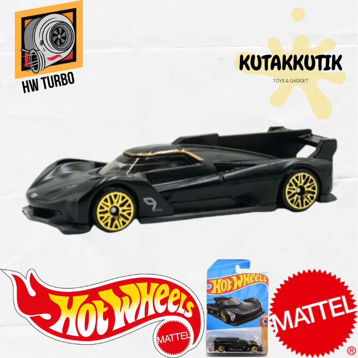 Jual Hot Wheels Mobil Balap Sport Cadillac Project GTP Hypercar Hitam