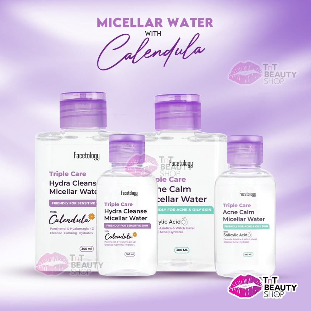 Jual Facetology Triple Care Hydra Cleanse Micellar Water Ml