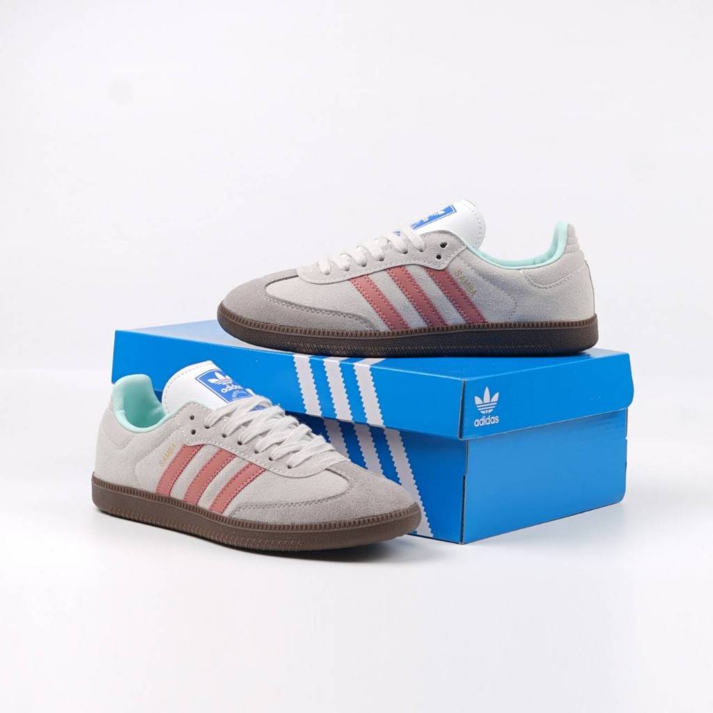 Jual Adidas Samba Og Crystal White Clay Strata Shopee Indonesia