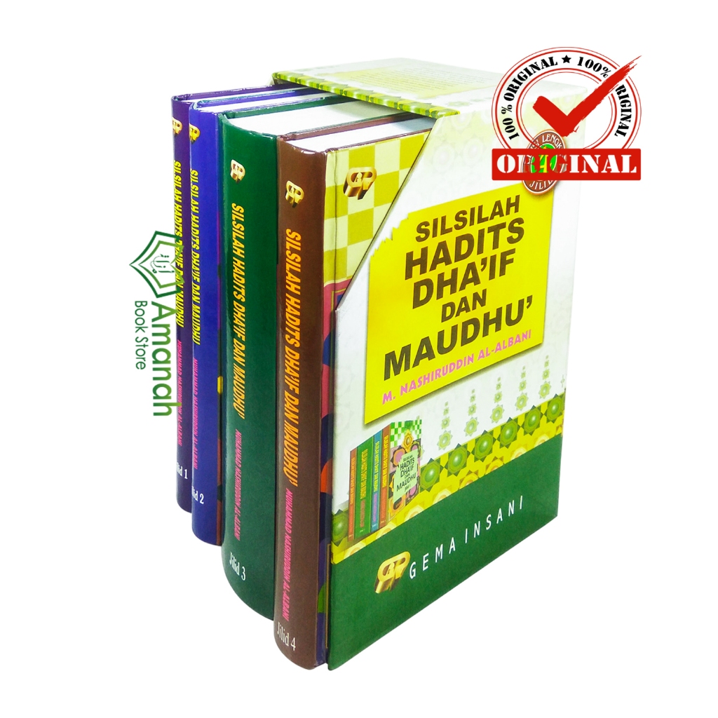 Jual Buku Silsilah Hadits Dhaif Dan Maudhu Set Lengkap Plus Box