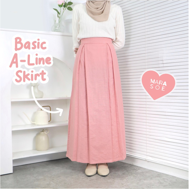 Jual Marasoe RORA BASIC A LINE SKIRT Basic Skirt Korean Skirt Rok