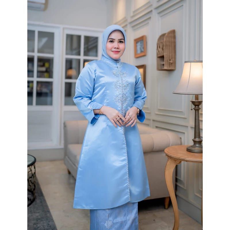 Jual New Setelan Kebaya Kurung Melayu Bordir Terbaruuu Kebaya Pesta