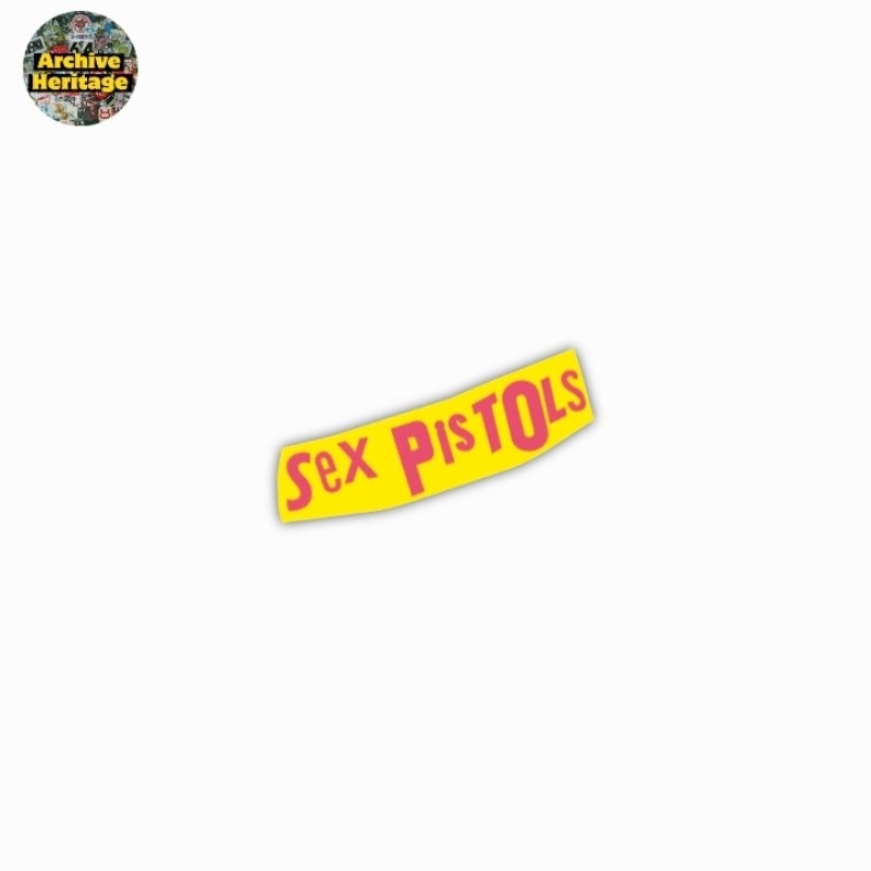 Jual Sticker Band Sex Pistols Logo Punk Rock Sid Vicious Stiker