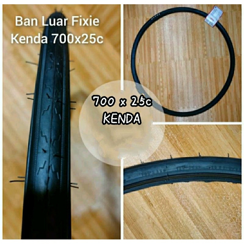 Jual Ban Luar Sepeda X C Kenda Hitam Fixie Roadbike Shopee