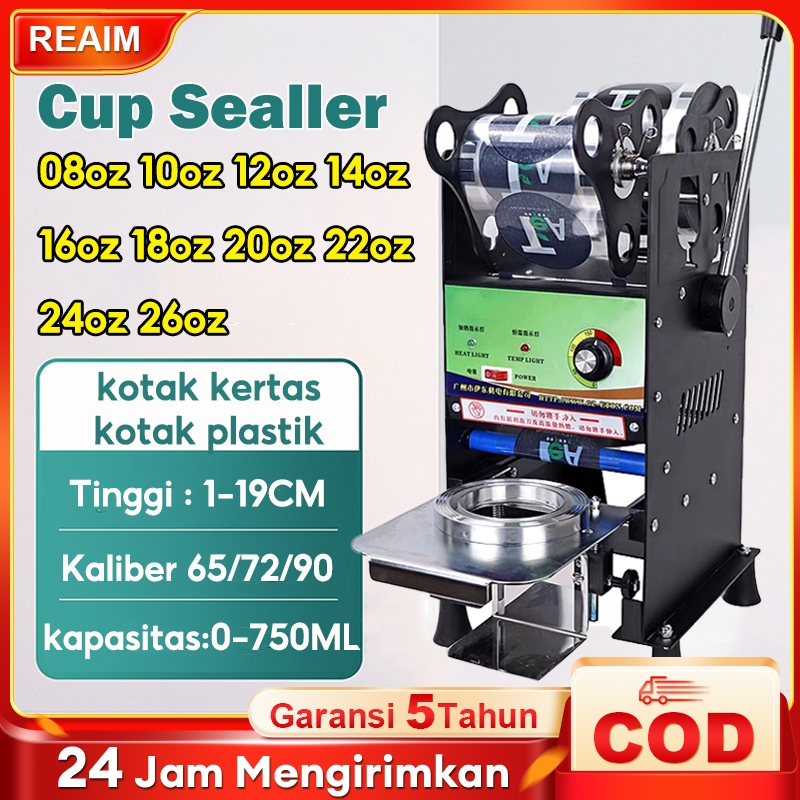 Jual Reaim Mesin Cup Sealer Semua Ukuran Cup 10 20Oz Mesin Press