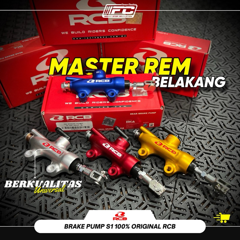 Jual MASTER REM BELAKANG RCB S1 GRT UNIVERSAL ORIGINAL RCB Shopee