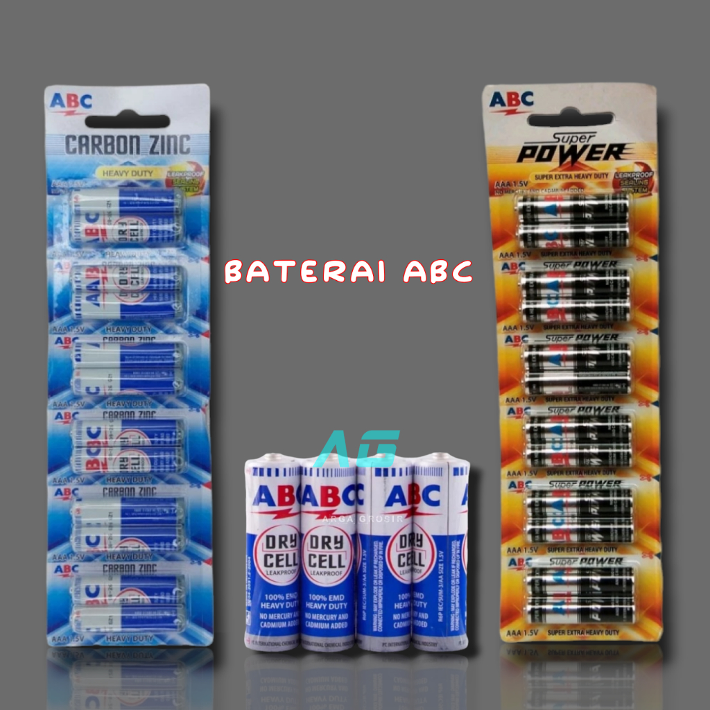 Jual Baterai Aaa Abc Super Power Pcs Baterai Aaa Battery