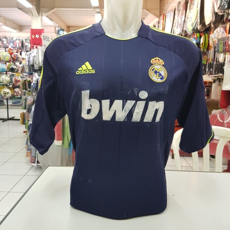 Jual Jersey Baju Kaos Bola Adidas Real Madrid Away Original