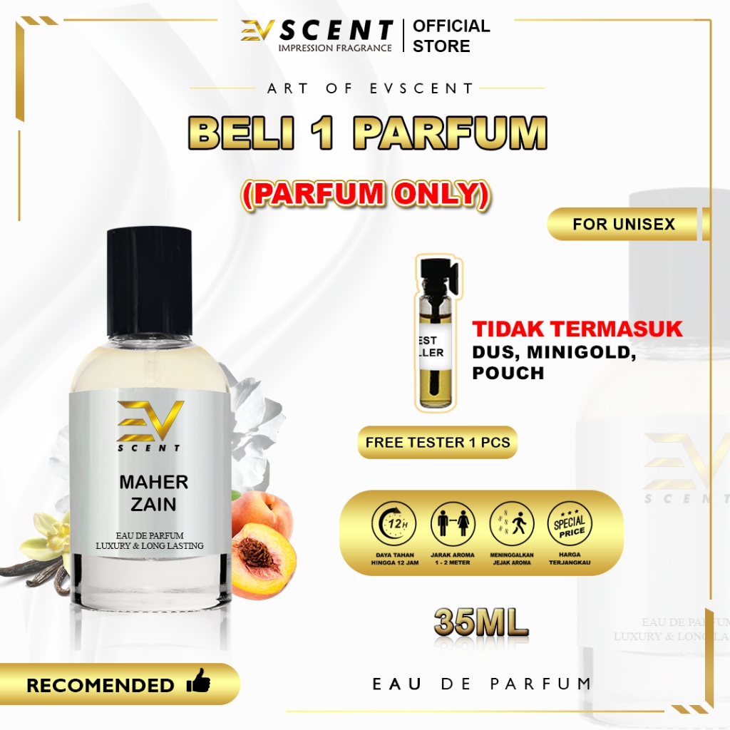 Jual EV SCENT PARFUM ONLY Parfum Pria Wanita Aroma Tahan Lama