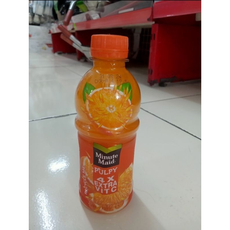 Jual MINUTE MAID Pulpy Orange Pet 300 Ml Shopee Indonesia