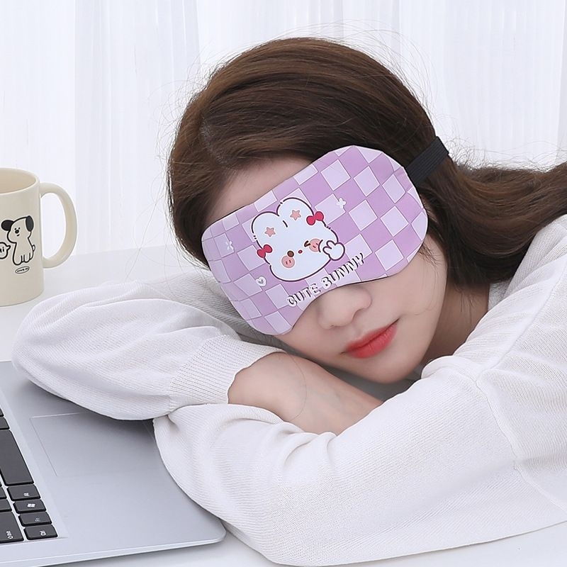 Jual Penutup Mata Tidur Gel Sleep Mask Motif Lucu Penutup Mata Gel