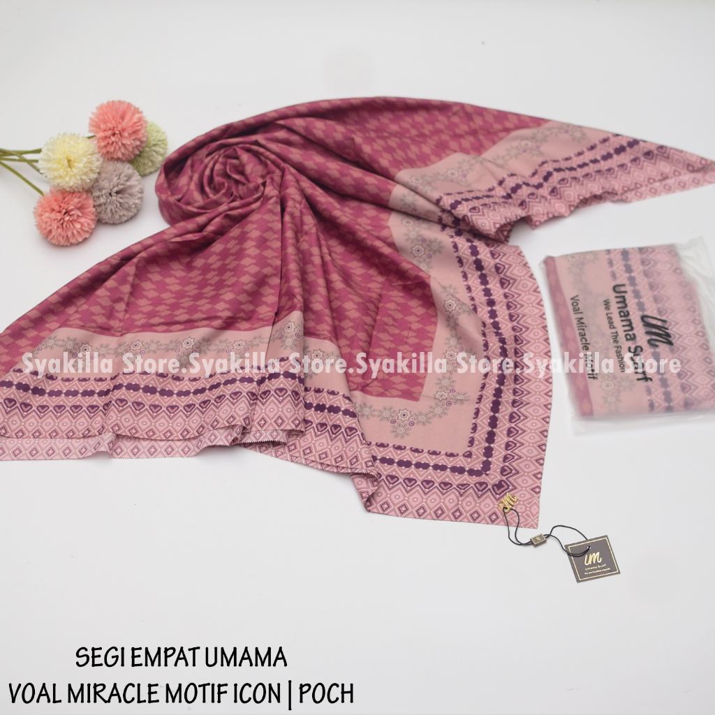 Jual HAMPERS HIJAB SEGI EMPAT UMAMA ICON METAL LOGO ISI 1 PCS GIFTBOX