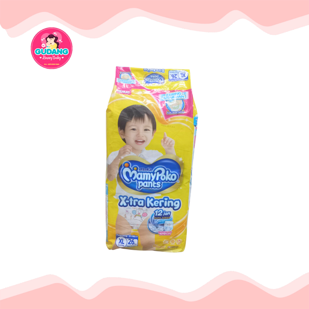 Jual Mamypoko Pants X Tra Kering Popok Bayi Sekali Pakai Xl Shopee