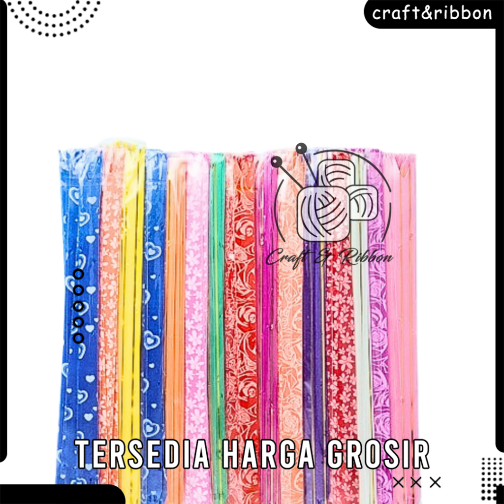 Jual PITA KADO SERUT TARIK MOTIF ISI 10 PCS 50090 Shopee Indonesia