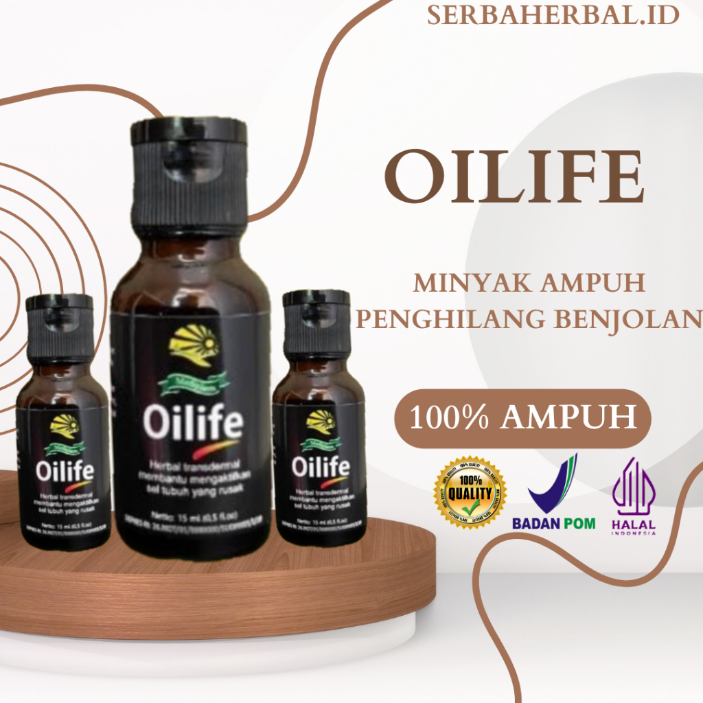 Jual Oilife Oil Produk Original Minyak Penghilang Benjolan Pada