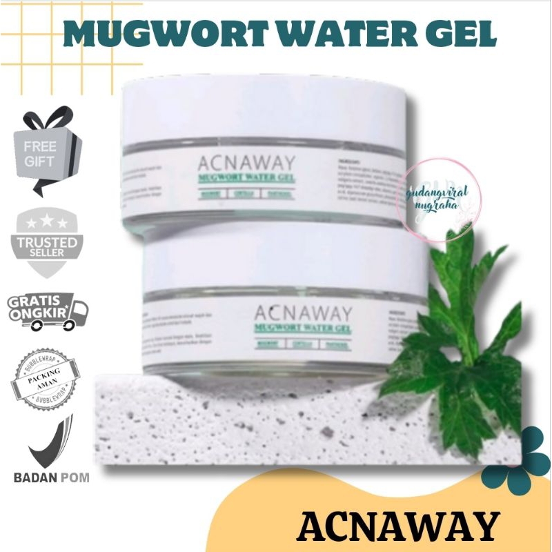 Jual Gvn Acnaway Mugwort Water Gel Moisturizer With Mugwort