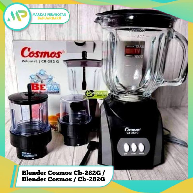 Jual Blender Cosmos Cb 282G Blender Kaca Warna Hitam Blender 2L