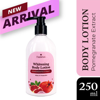 Jual Fameux Whitening Lotion Pomegranate Original 250 Ml Shopee Indonesia