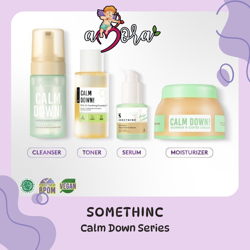 Jual Somethinc Calm Down Bubble Cleanser Calm Down Barrier Serum