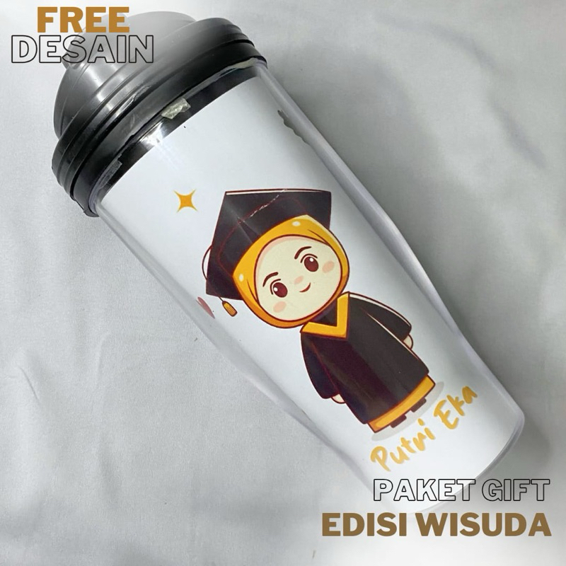 Jual Wordgift Hampers Tumbler Paper Custom Wisuda Graduation Hadiah