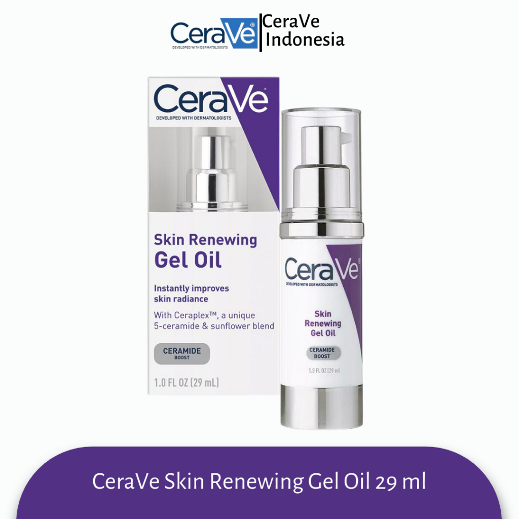 Jual CeraVe Skin Renewing Gel Oil 29 Ml Shopee Indonesia