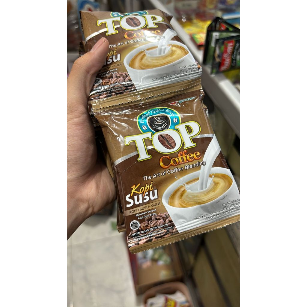 Jual Top Coffee Kopi Susu 1 Renceng 10pcs Shopee Indonesia