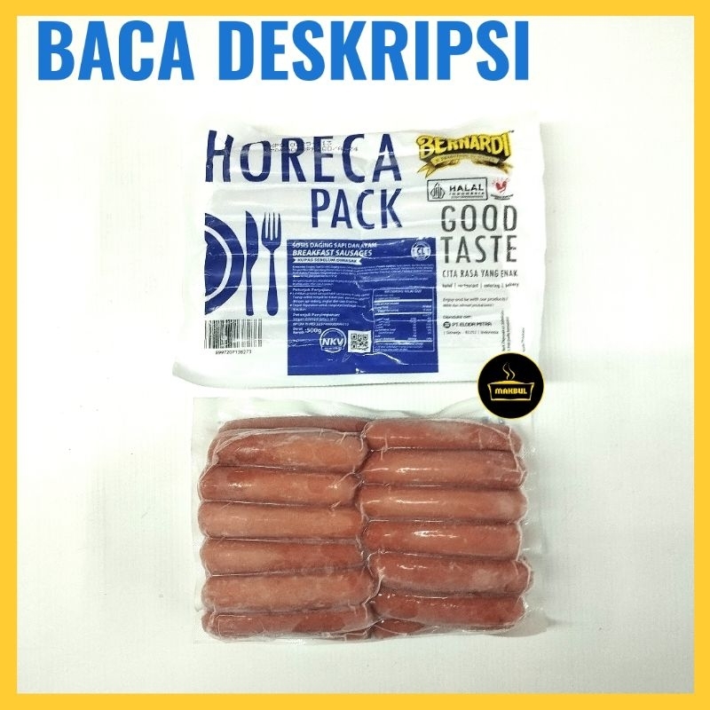 Jual Bernardi Sosis Breakfast Horeca Pack Cl Dan Vp Gr Shopee