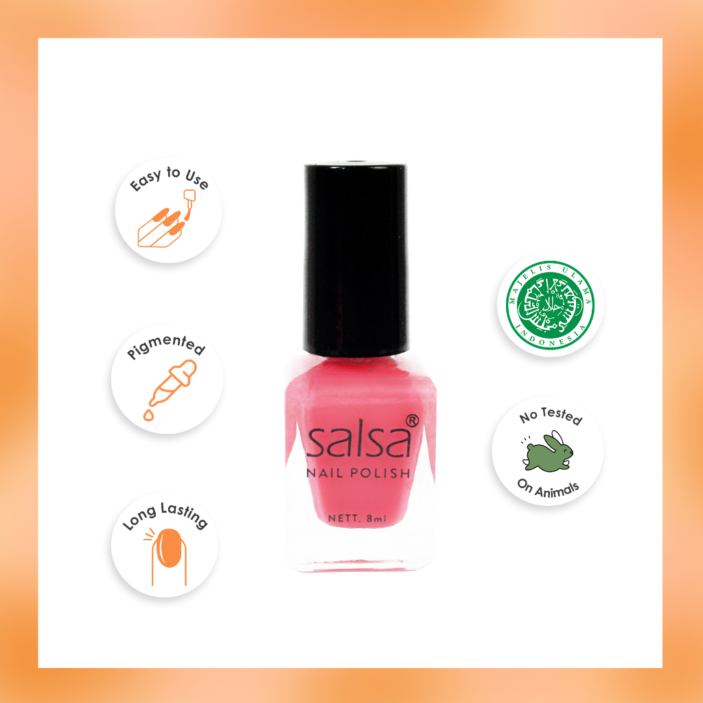 Jual Salsa Nail Polish Nude Kutek Tahan Lama Cat Kuku Ecer Shopee