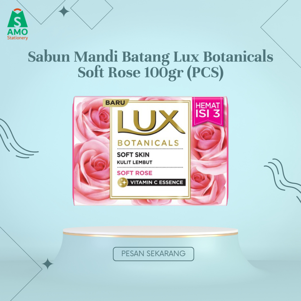 Jual Sabun Mandi Batang Lux Botanicals Soft Rose 100gr PCS Shopee