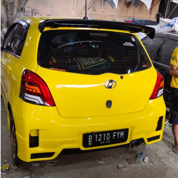 Jual Bodykit Full Bemper Belakang Yaris Upgrade 2006 2012 Shopee