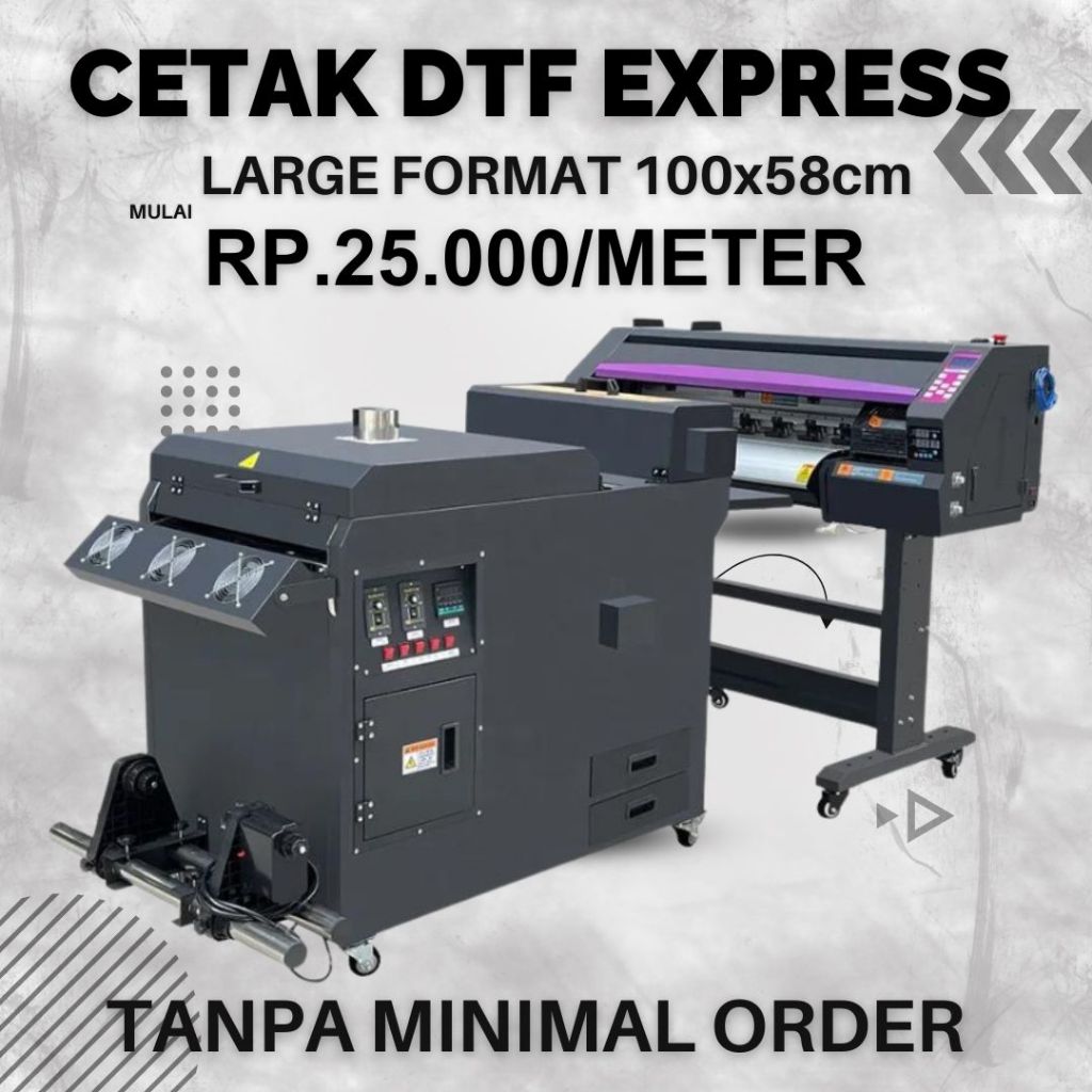 Jual Jasa Sablon Print Cetak Dtf Large Format X Per Cm Murah