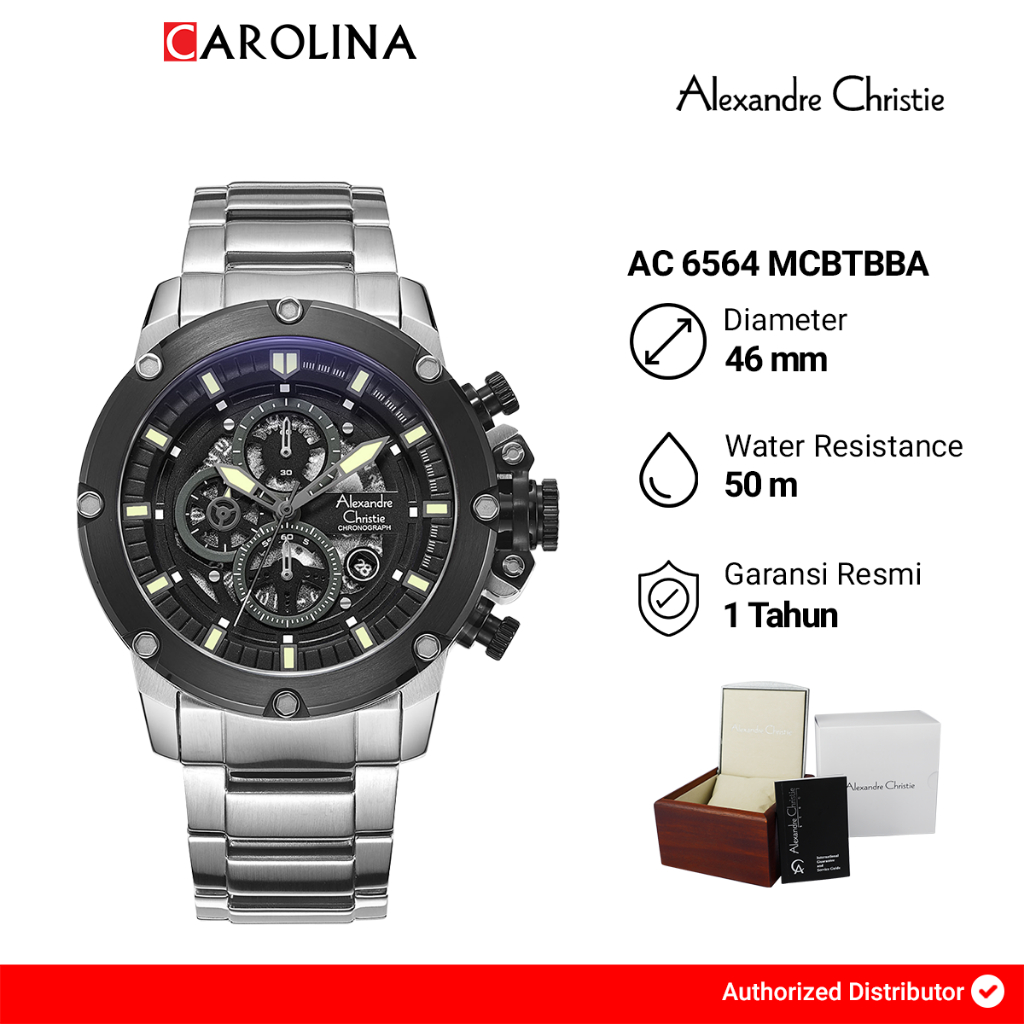 Jual Jam Tangan Pria Alexandre Christie Chronograph Ac Mcbtbba