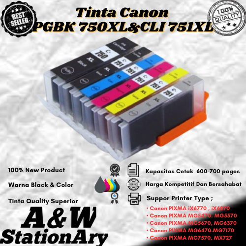 Jual Catridge Tinta Compatible Canon Pgbk Xlbk Cli Xl Bk C Y