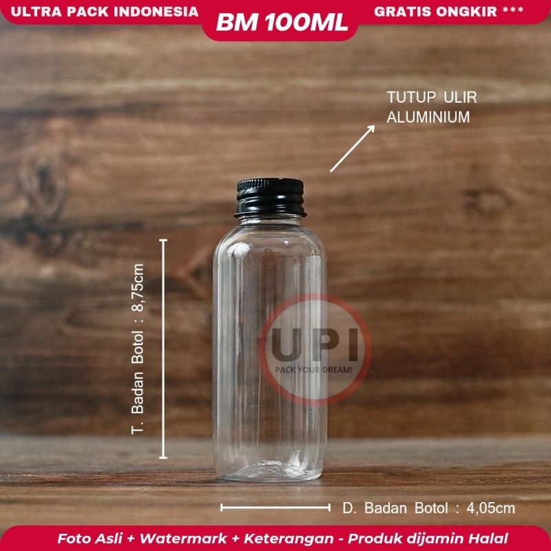 Jual Botol Isi Ulang Ml Tutup Ulir Botol Pet Bm Ml Clear